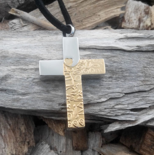 Embossed Cross